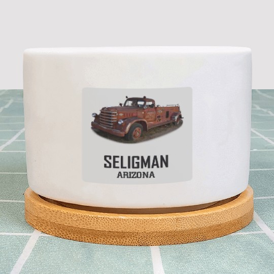 Old car city of Seligman in Arizonna, US Route 66 Plant Pots