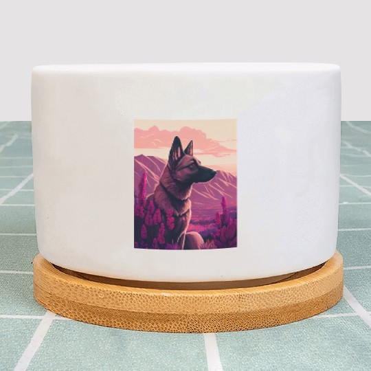 Belgian Malinois Nature Plant Pots
