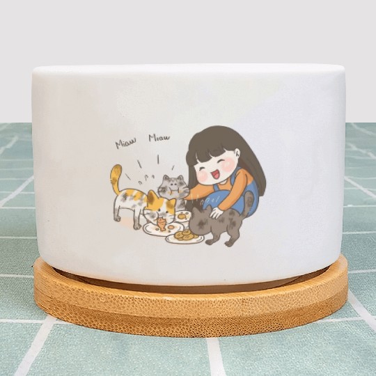 Crazy Cat Lady is My Destiny Plant Pots