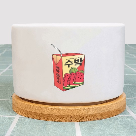 K Pop Watermelon Drink Korea Kpop Korean Drink Plant Pots