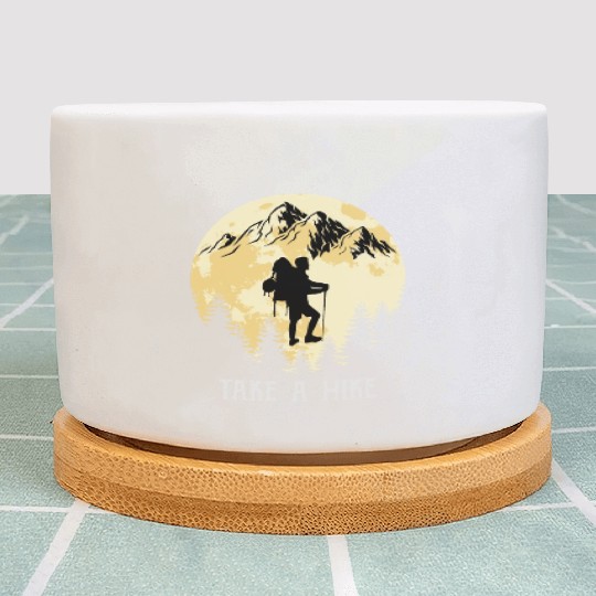 Take a Hike Wanderlust Hiking Plant Pots