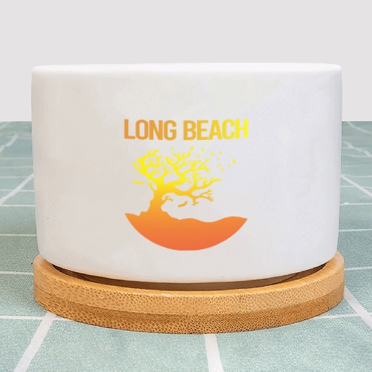 Neon Tree Art Long Beach 70s Plant Pots