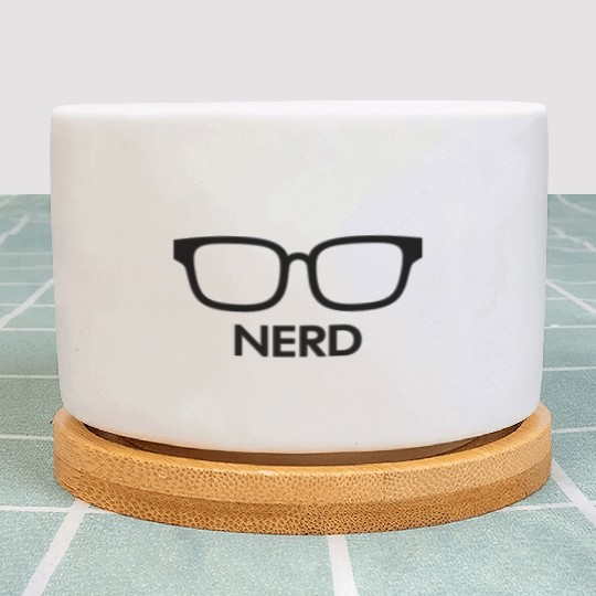Nerd Geek Glasses Plant Pots