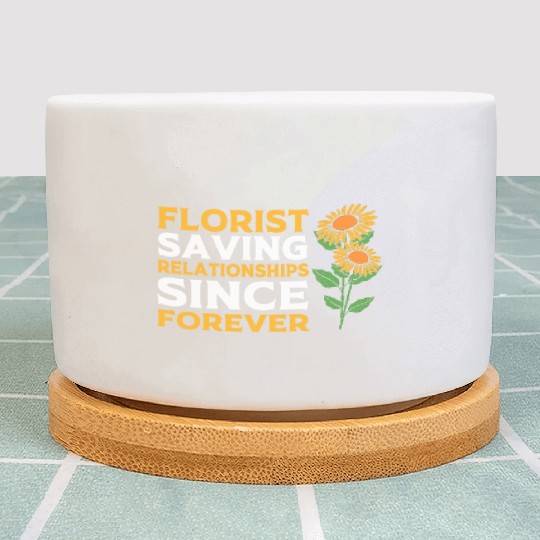 Florist Quote Sunflower Floral Designer Plant Pots
