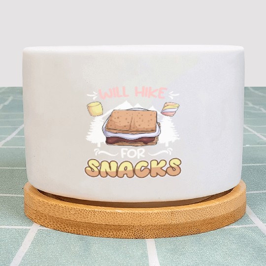 Wanderlust Climber funny Mountain Hiking Snack Plant Pots