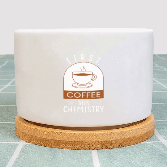 Funny Retro Vintage Science Chemistry Teacher Plant Pots