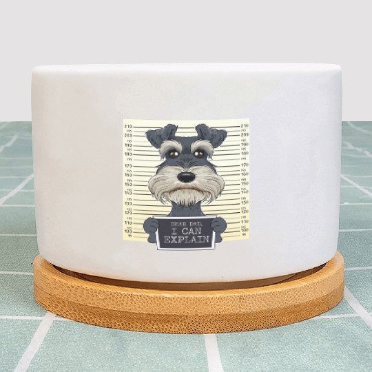 Miniature Schnauzer Dad I Miniature Schnauzer Plant Pots