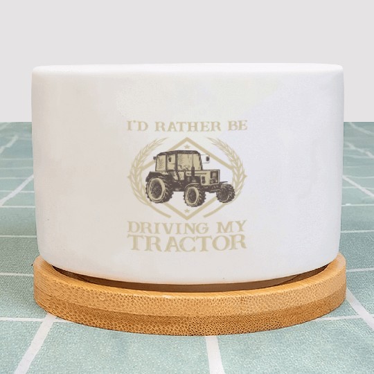 Cool Tractor Design For Men Women Tractor Driver Plant Pots