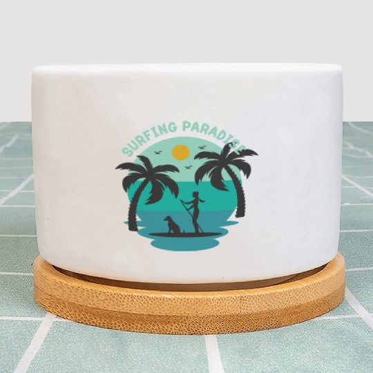 Summer Days Beach Paradise Plant Pots