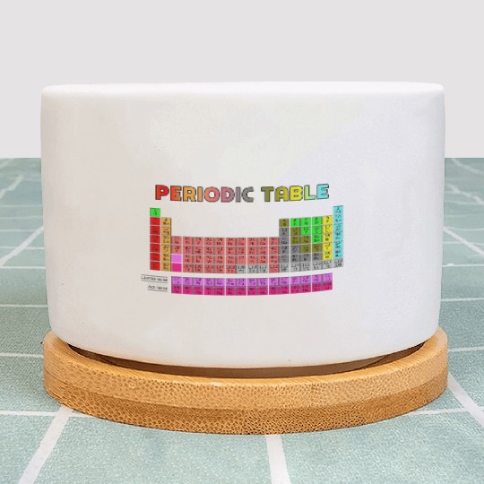 Periodic Table Plant Pots, Science, Chemistry, Nerdy