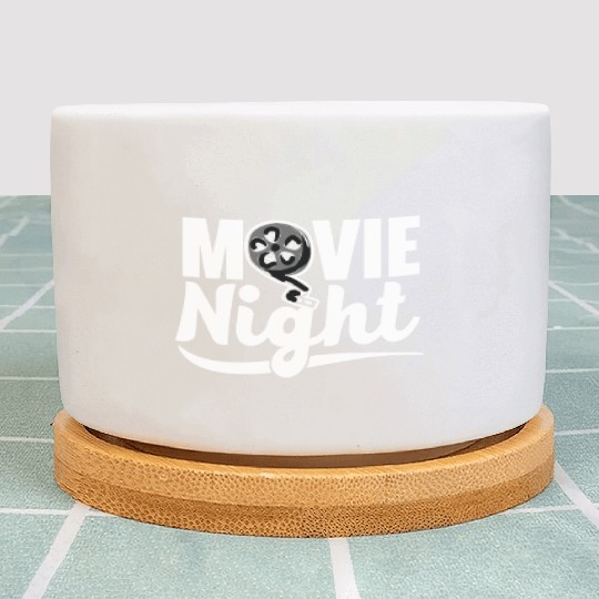 Movie Night Movie Critic Movie Marathon Cinema Plant Pots