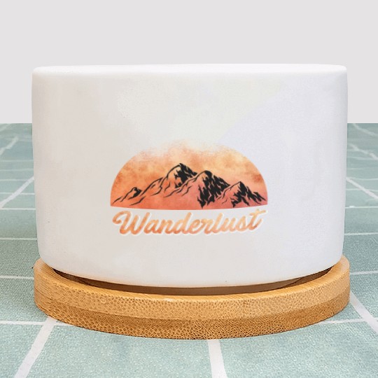 Wanderlust Mountaineer Hiker Summit sport Plant Pots
