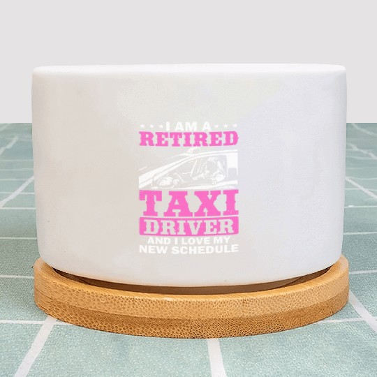 Professional Driver Cab Driver Outfit Taxi Lover Plant Pots