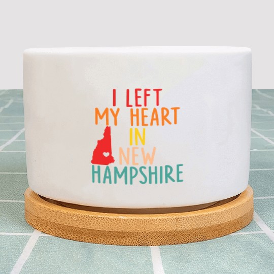 I Left My Heart In New Hampshire Plant Pots