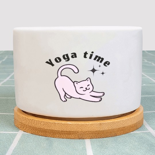 Yoga time Plant Pots