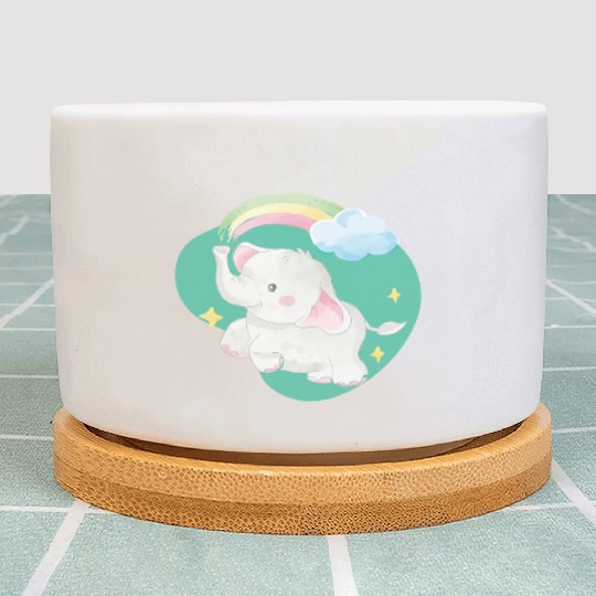 Elephant Lover Wildlife Animal Zoo Zookeeper Plant Pots