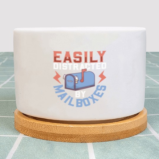 Postal Worker Mail Lady Mail Carrier Postal Plant Pots