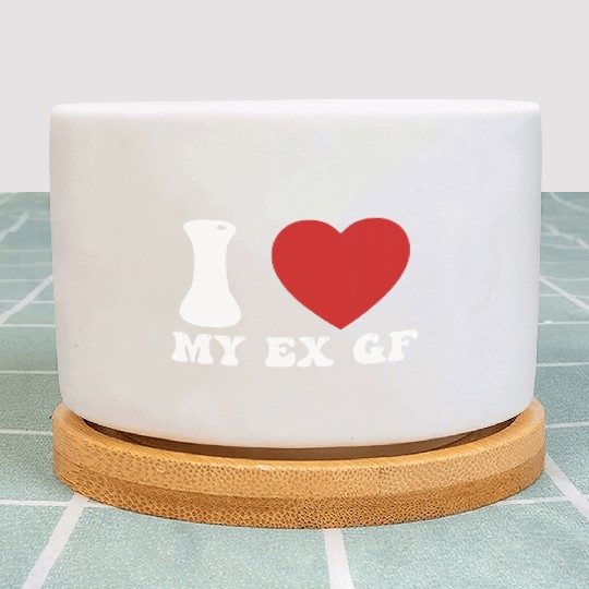 I Love My Ex Girlfriend Plant Pots