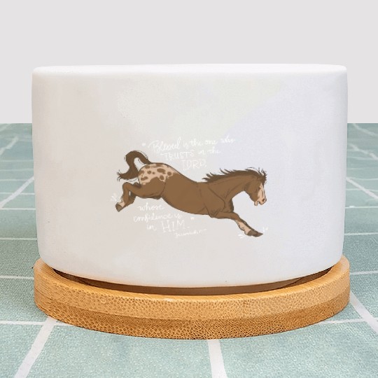 Blessed Is The One Who Trusts In The Lord Plant Pots