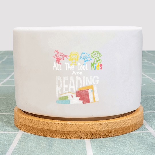 All The Are Reading Daycare Reading Teacher Book Plant Pots