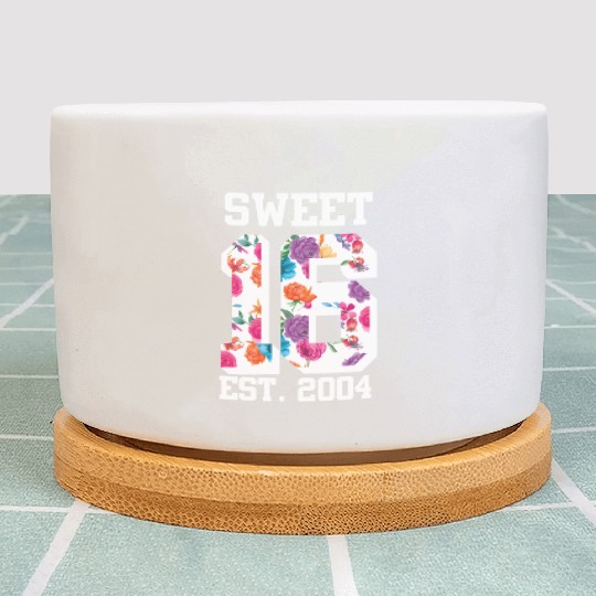 Sweet Sixteen Fornager Floral Plant Pots