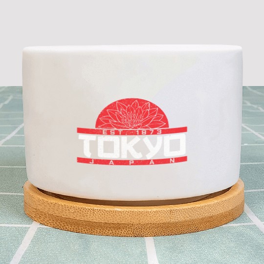 Tokyo Japan Est 1873 Lotus Japanese Plant Pots