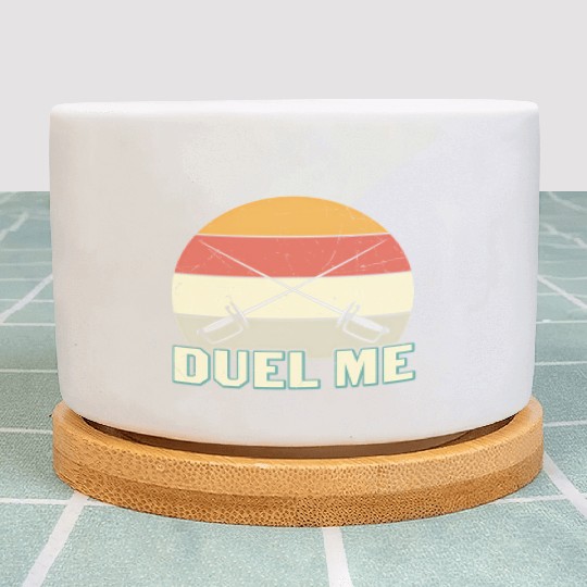Duel Me Fencing Swords Sports Fencer Swords Plant Pots