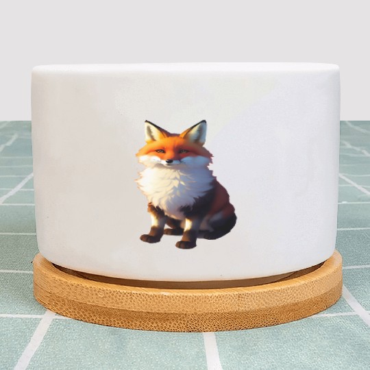 Baby Red Tailed Fox Plant Pots