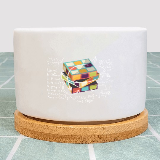 Competitive Puzzle Cube Math ed Cubing 80'S Toy Plant Pots