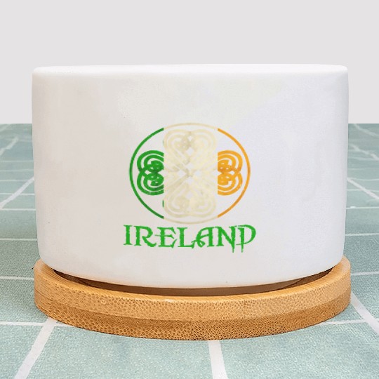 Celtic Knot Clover Ireland St Paddys Day Irish 202 Plant Pots