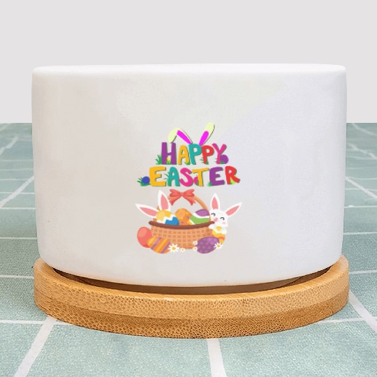 Happy Easter For And Easter Plant Pots