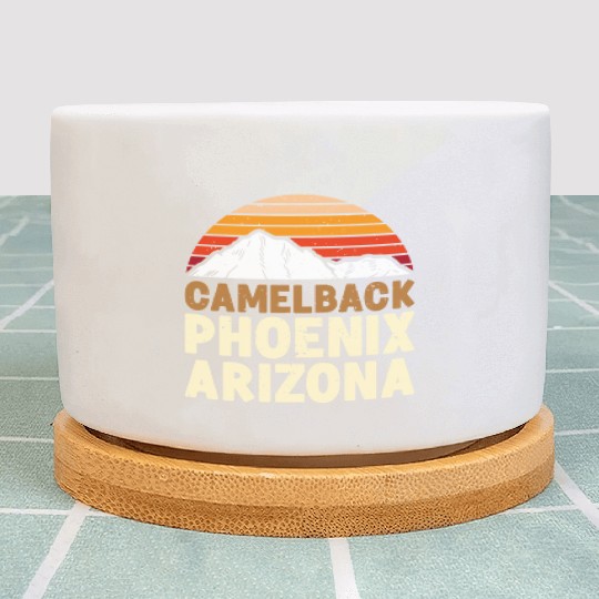 Phoenix Arizonna Mountain fan Summit Climbing Plant Pots