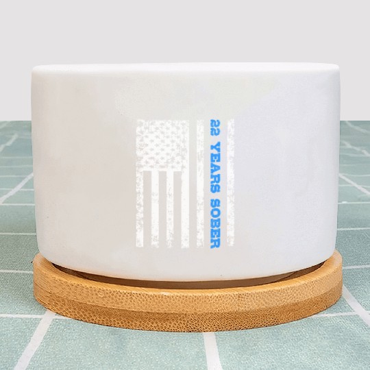 Sobriety 22 Years Sober Plant Pots