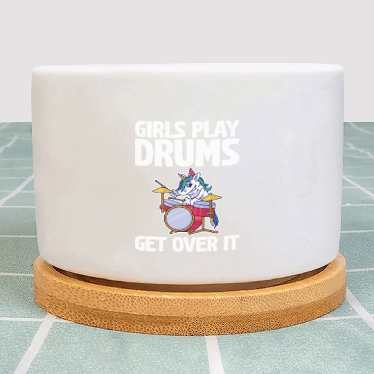 Girls Play Drums, Get Over It 2 Plant Pots