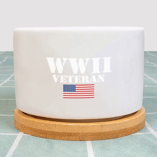 American Patriot Wwii Veteran Military World War 2 Plant Pots