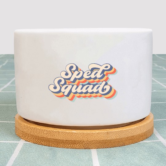 Vintage Sped Squad Special Ed Teacher Back To Scho Plant Pots