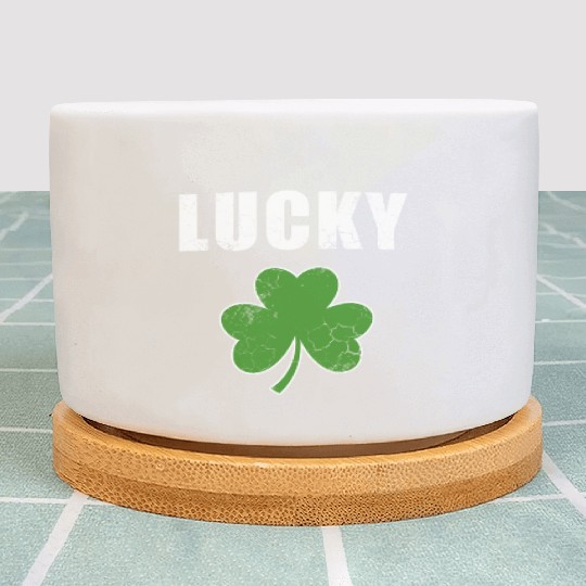 Lucky Irish Shamrock St Patrick'S Day Youth Plant Pots