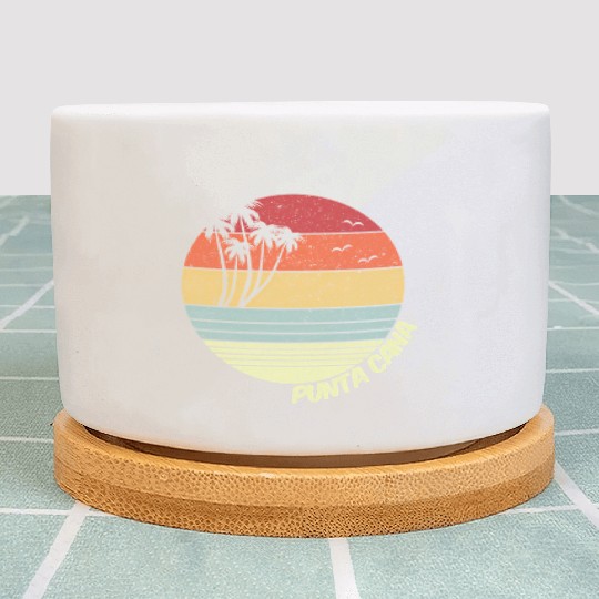 Punta Cana Dominican Republic Vacation Plant Pots