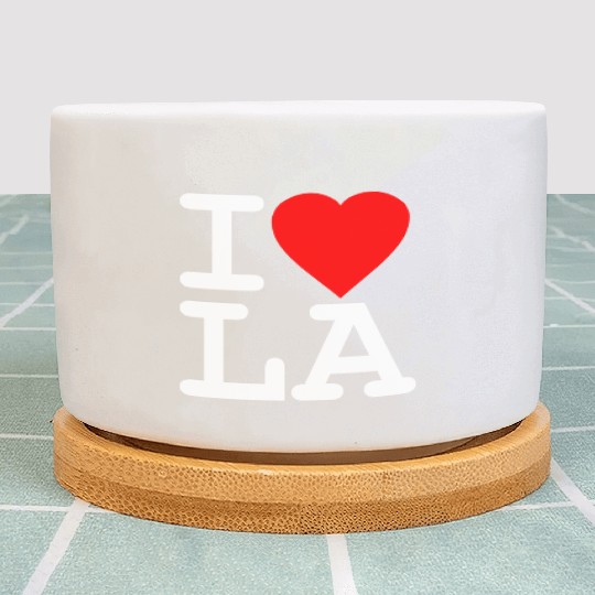 I Love La Los Angeles Plant Pots