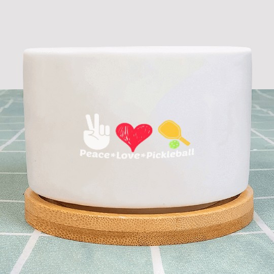 Paddleball Sports Mom Dad Retirement Peace Love Pi Plant Pots