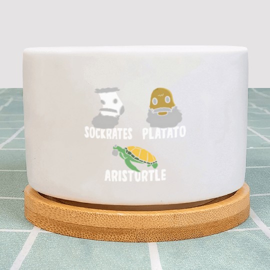 Philosophy Socrates Plato Aristotle Meme For Philo Plant Pots