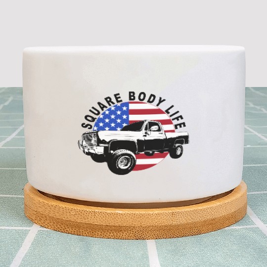 Squarebody Truck 4X4 Square Body Plant Pots