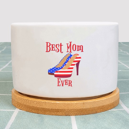 Best Mom Ever to Daughter Women Mom Kids, Mother Plant Pots