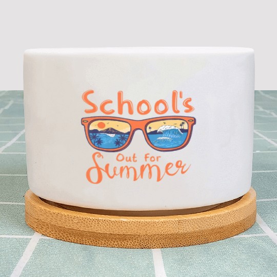 Substitute Teacher Life Hello Summer Tie Dye Summe Plant Pots