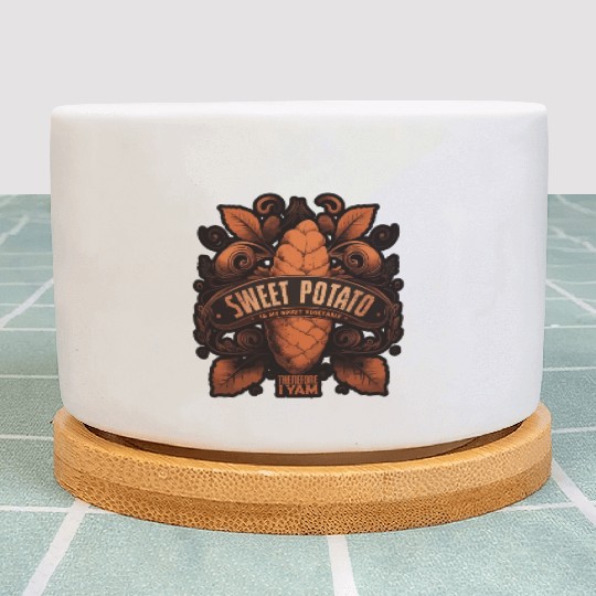 Sweet Potato is My Spirit Vegetable Plant Pots