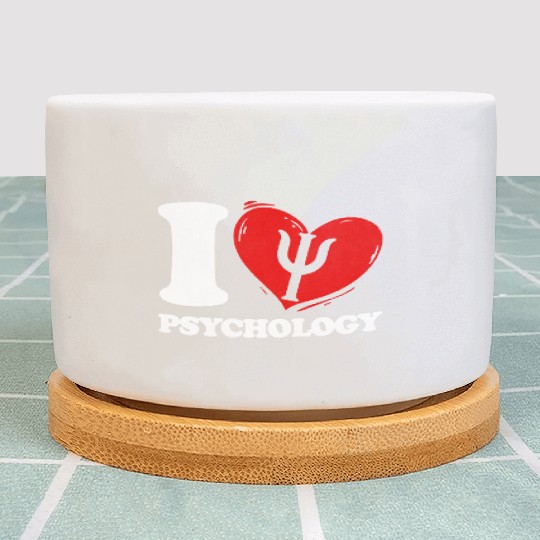 I Love Psychology Psychologist Plant Pots