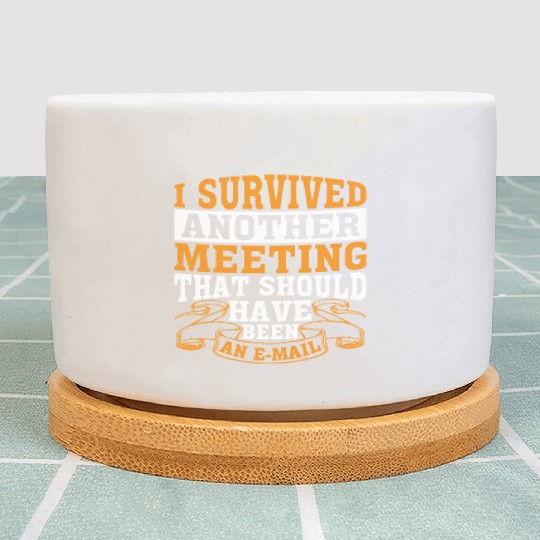 I Survived A Meeting That Should Have Been Mail 41 Plant Pots