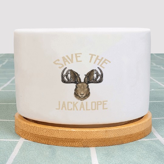 Save The Jackalope For Jackalope Fans Plant Pots