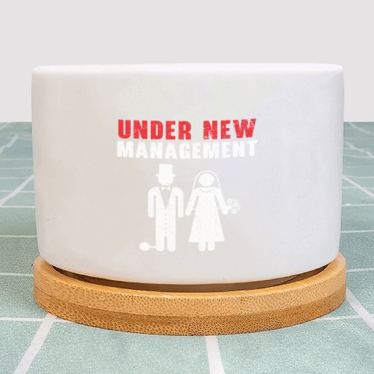 Bride And Groom Wedding Day Marriage Just Married Plant Pots