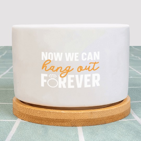 Bride And Groom Wedding Day Marriage Just Married Plant Pots